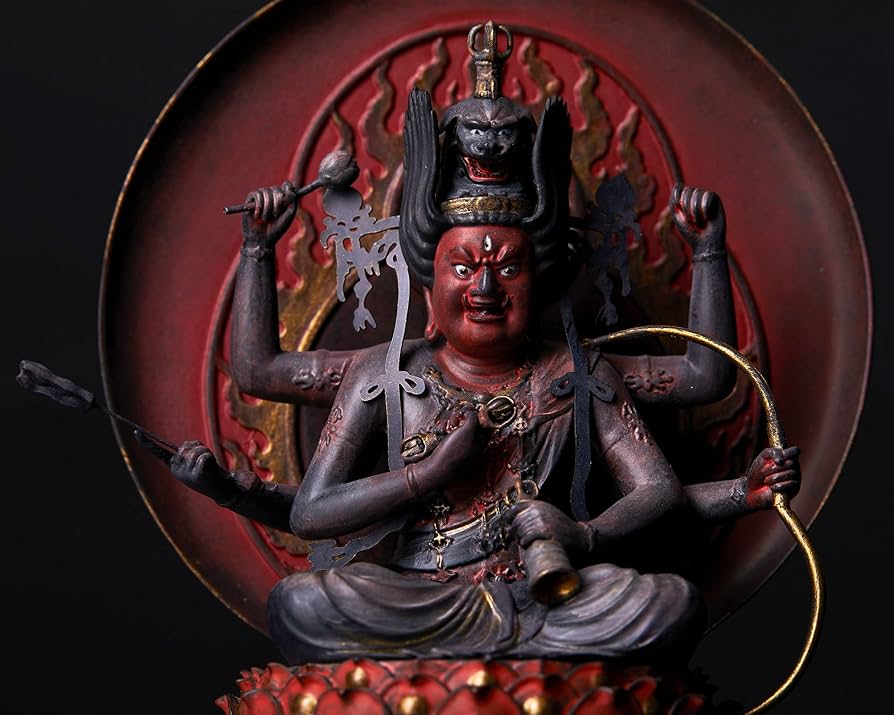 Amazon.co.jp: イスムTanaCOCORO[掌] 愛染明王＿仏像 フィギュア 国宝