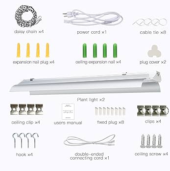 Amazon.co.jp: SZHLUX LED ホワイトグローライト 2フィート 80W (2×40W