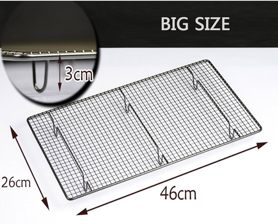 Amazon｜ステンレス角型ケーキクーラー 焼き菓子やクッキーを効率的に