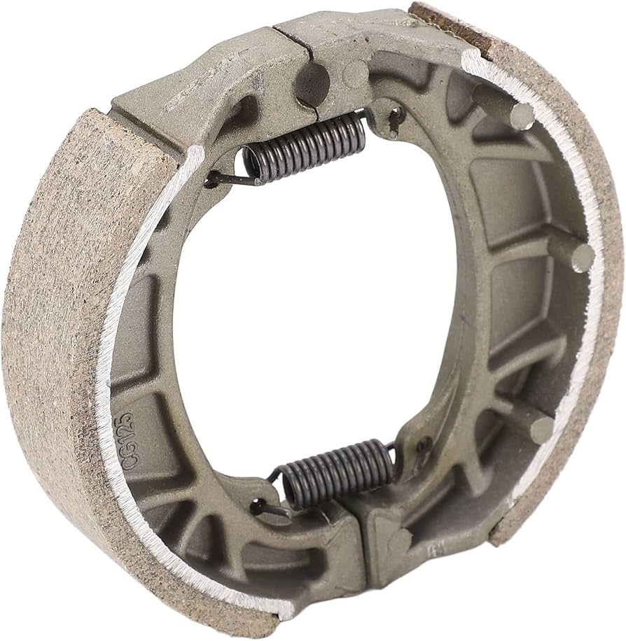 Amazon | メタルスプリングオートバイブレーキシュードラムパッド
