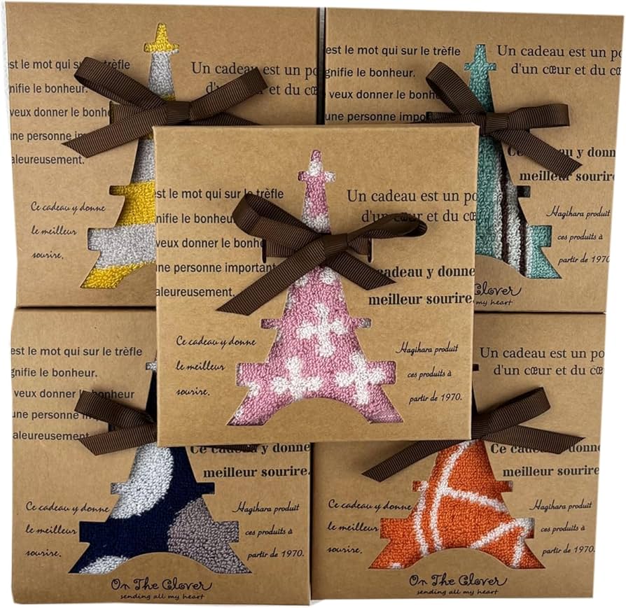 Amazon｜N タオルハンカチ ギフト 無撚糸 アソート 5個セット プチ