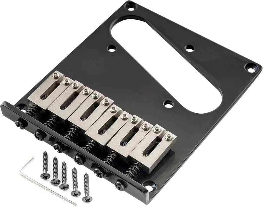 Amazon.co.jp: Musiclily Pro テレキャスターブリッジ 6WAY SUS