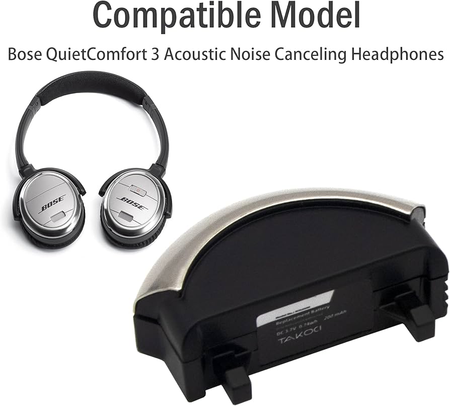 Amazon.com: Gikysuiz Replacement Battery for Bose QuietComfort 3
