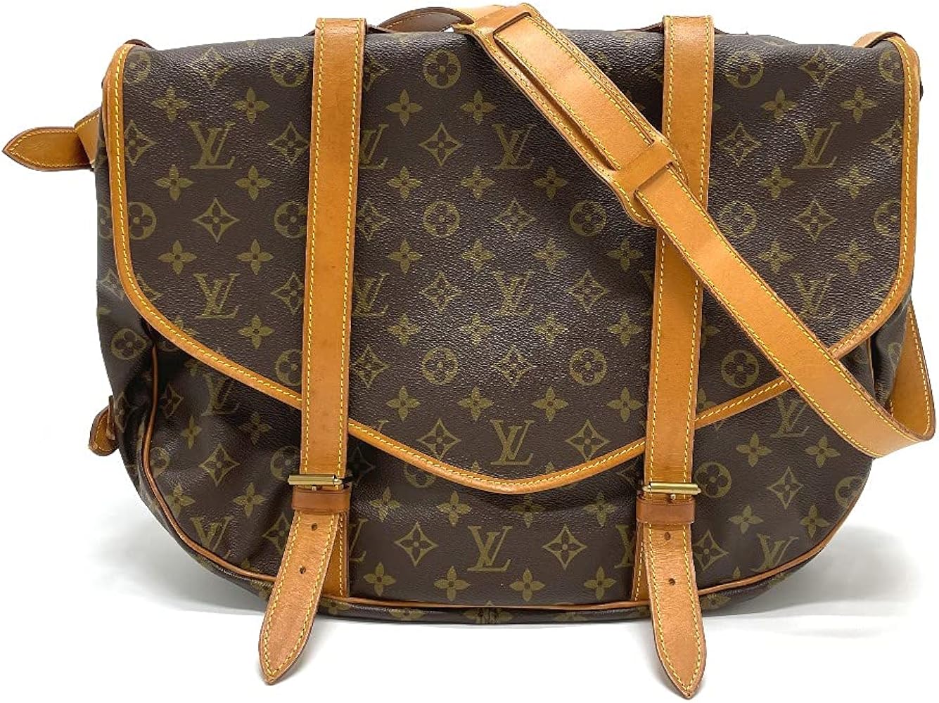Amazon | [ルイヴィトン] M42252 ソミュール43 モノグラム ショルダー