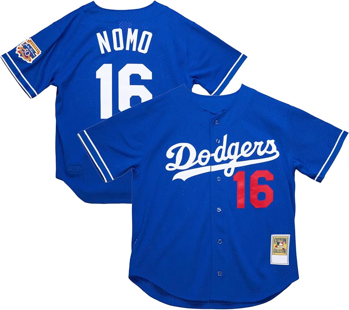 Amazon.com: Hideo Nomo Los Angeles Dodgers #16 MLB Kids Youth 4-20