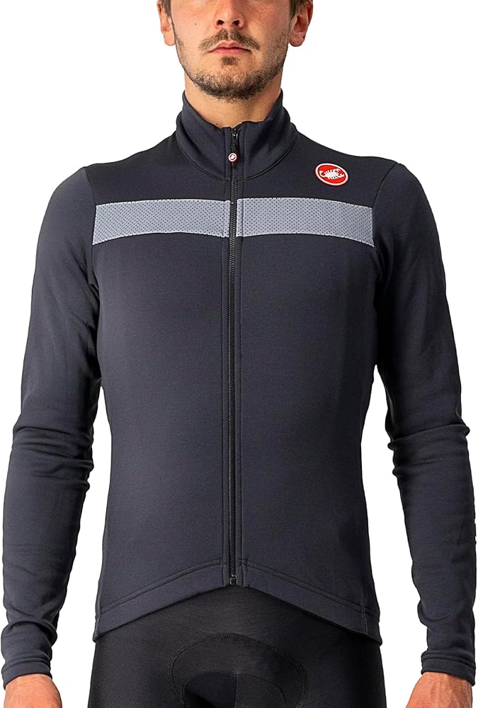 Amazon | Castelli メンズ Puro 3 ジャージ FZ、フリース断熱長袖