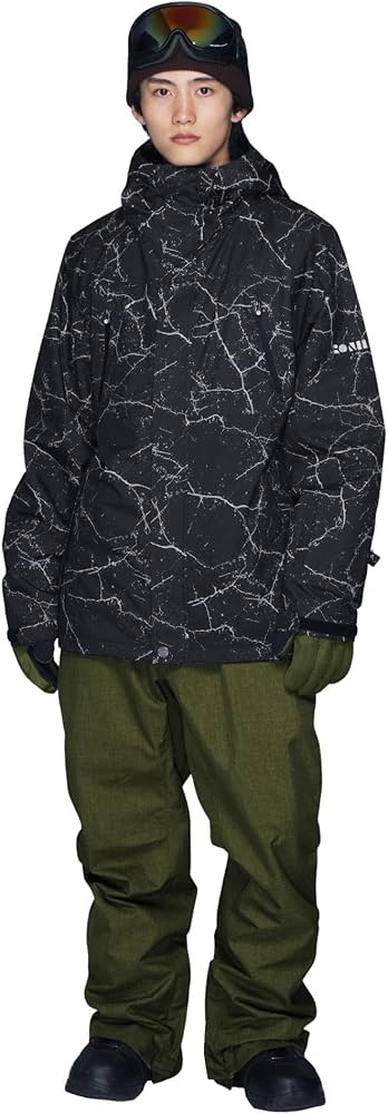 Amazon | PONTAPES(ポンタぺス) スノボウェア スキーウェア 上下セット