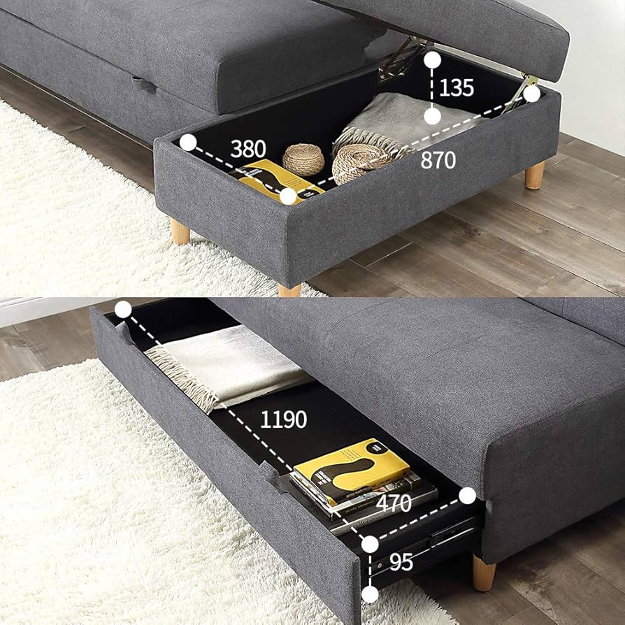 Amazon｜ソファー 3人掛け ソファ 収納機能 東京倉庫から発送 多機能