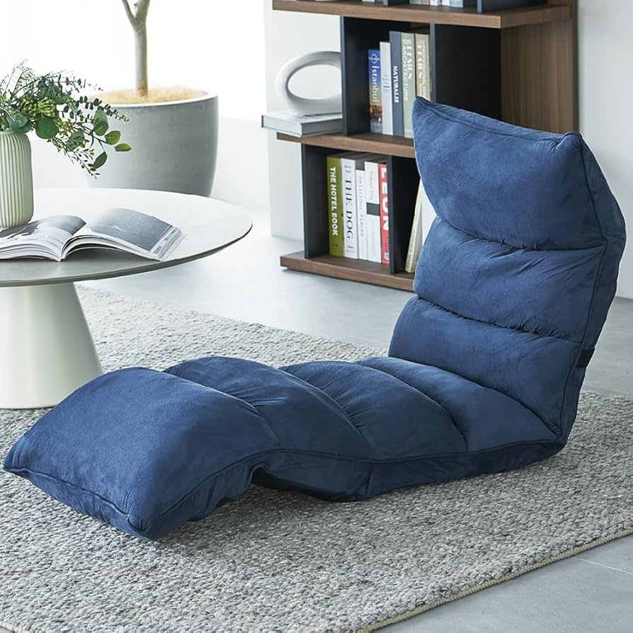 Amazon｜アイリスプラザ 座椅子 リクライニング 低反発 折りたたみ収納