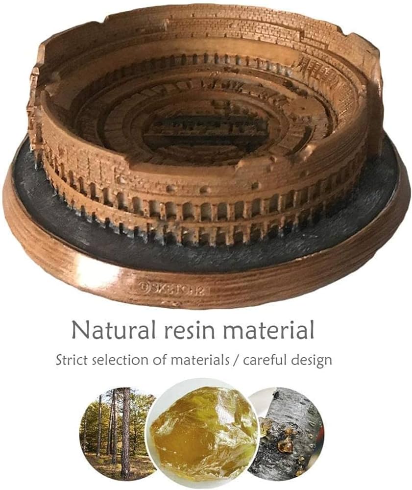 Amazon.co.jp: イタリア ローマ コロッセオ インテリアオブジェ 樹脂像