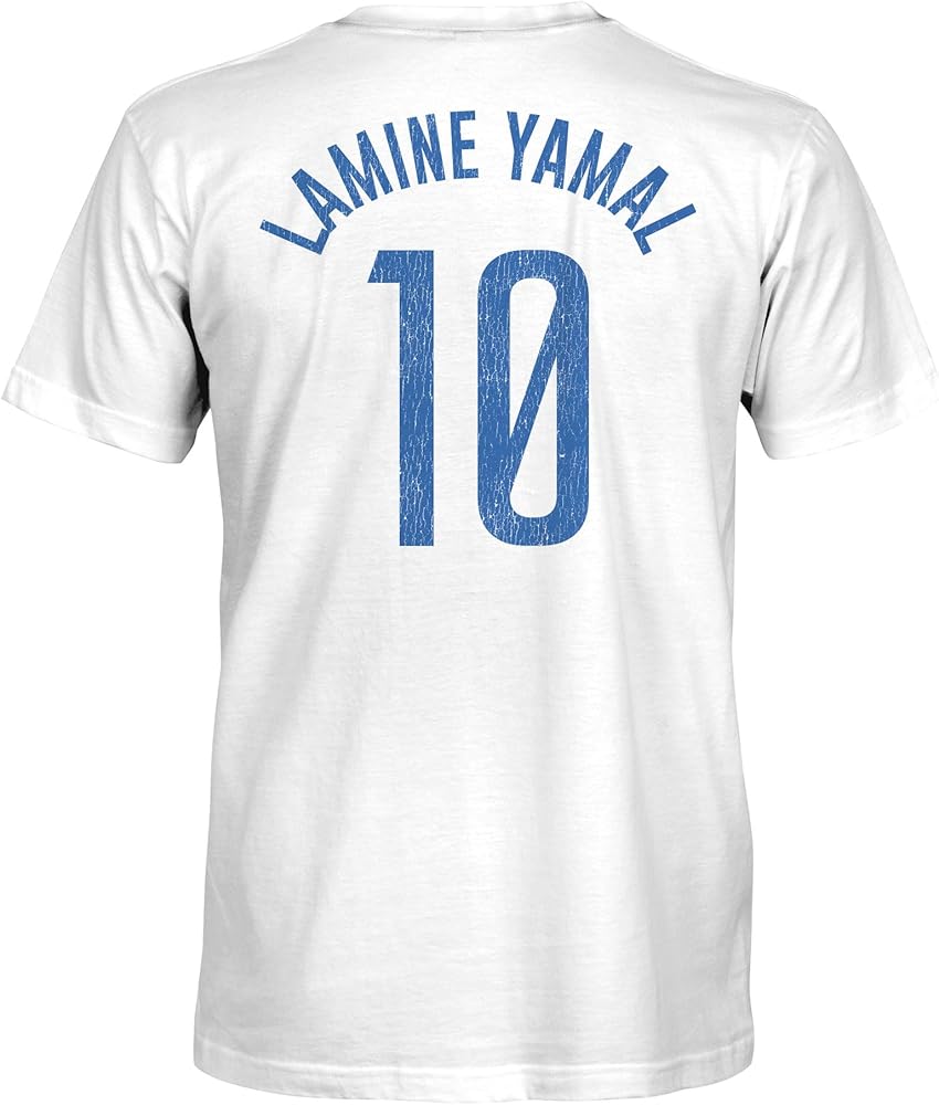 Amazon.com: FC Barcelona Lamine Yamal Premium Cotton T-Shirt