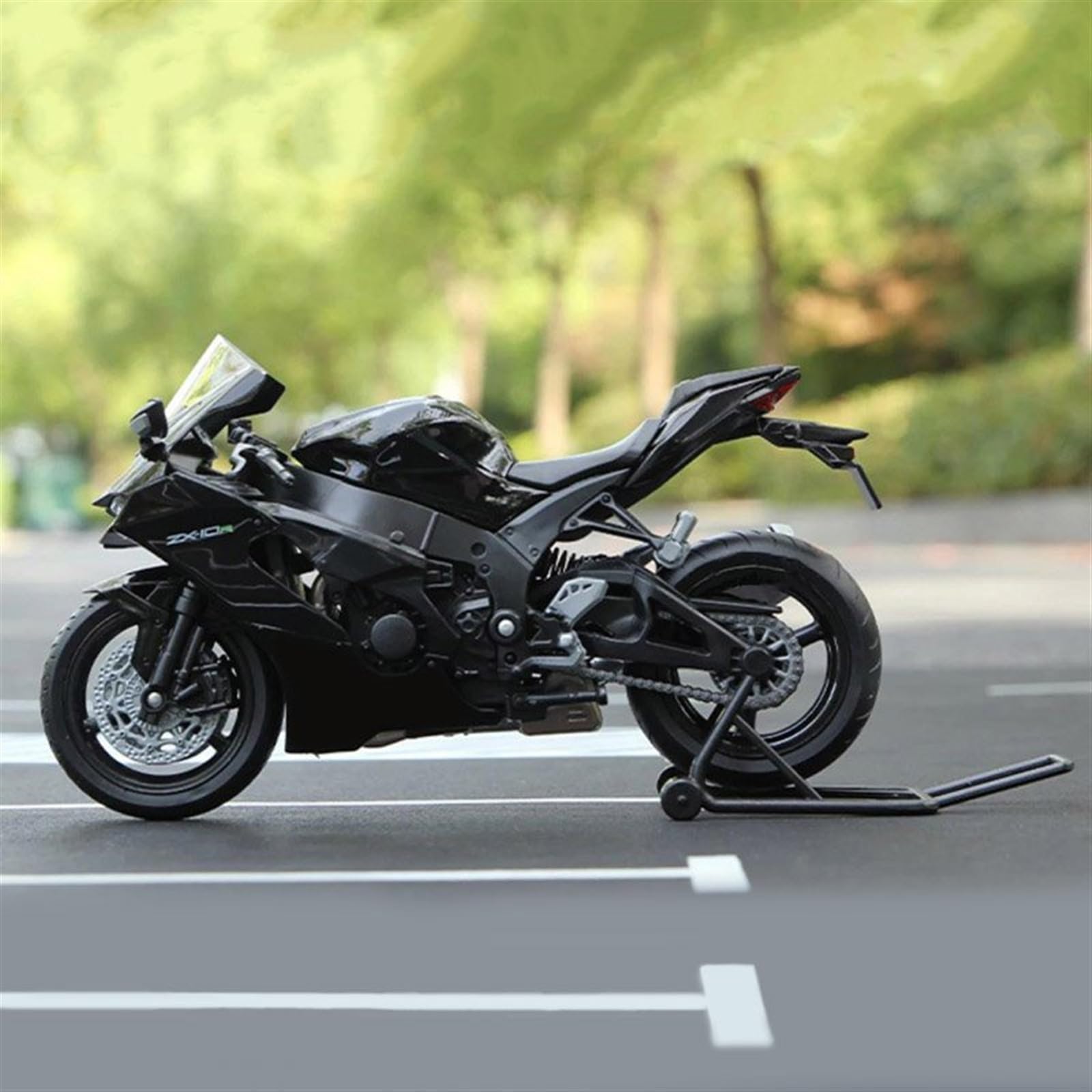 HFMXZHI Motorbike Scale Model 1/12 For Kawasaki ZX10R For Ninja ZX