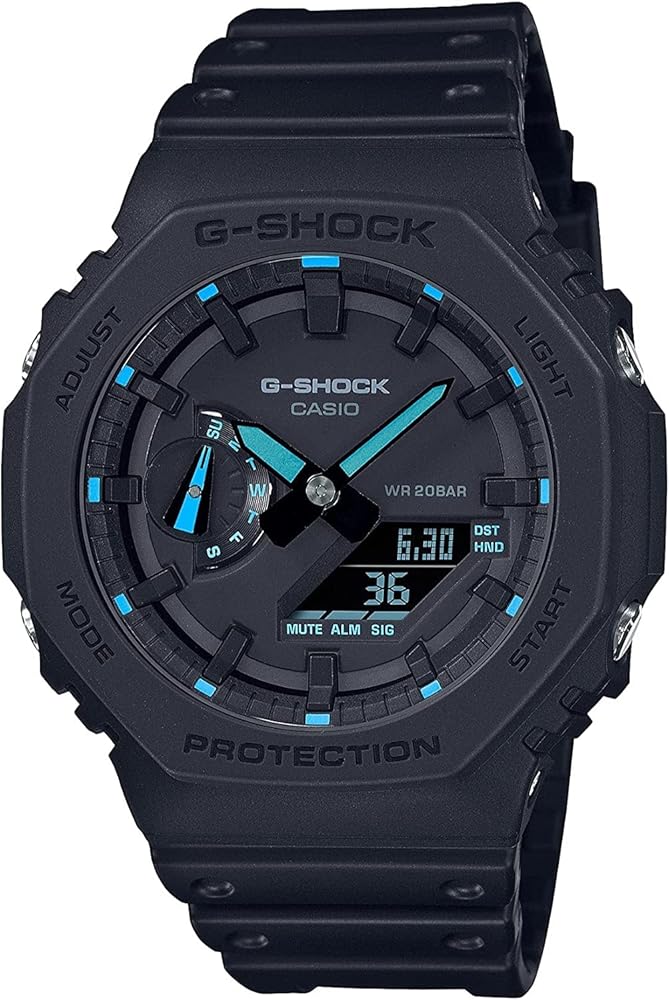 Amazon.com: G-Shock GA2100-1A2 Neon Accent Watch, Blue : Clothing