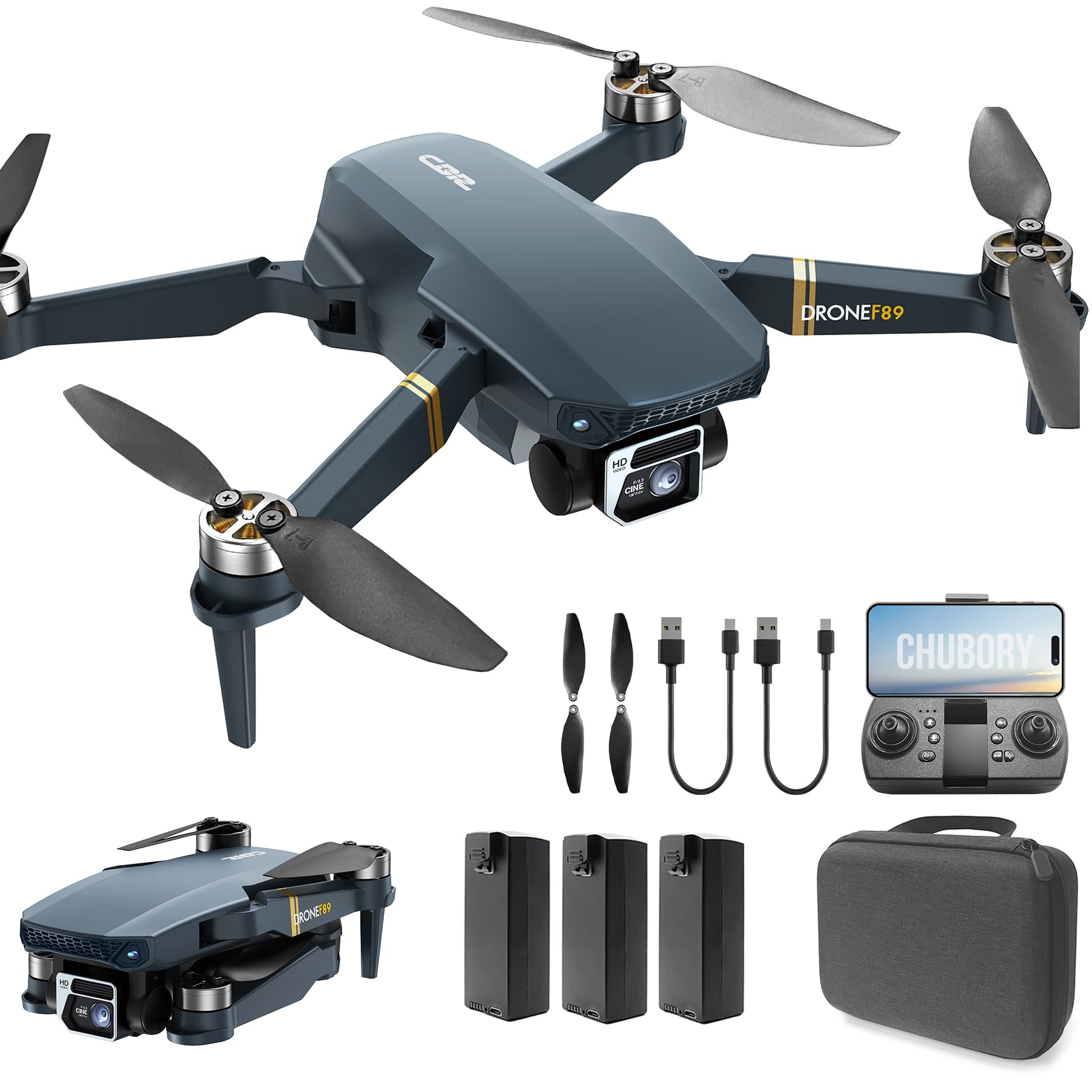 Amazon.co.jp: ドローン カメラ付き CHUBORY Drone WIFI搭載 申請不要