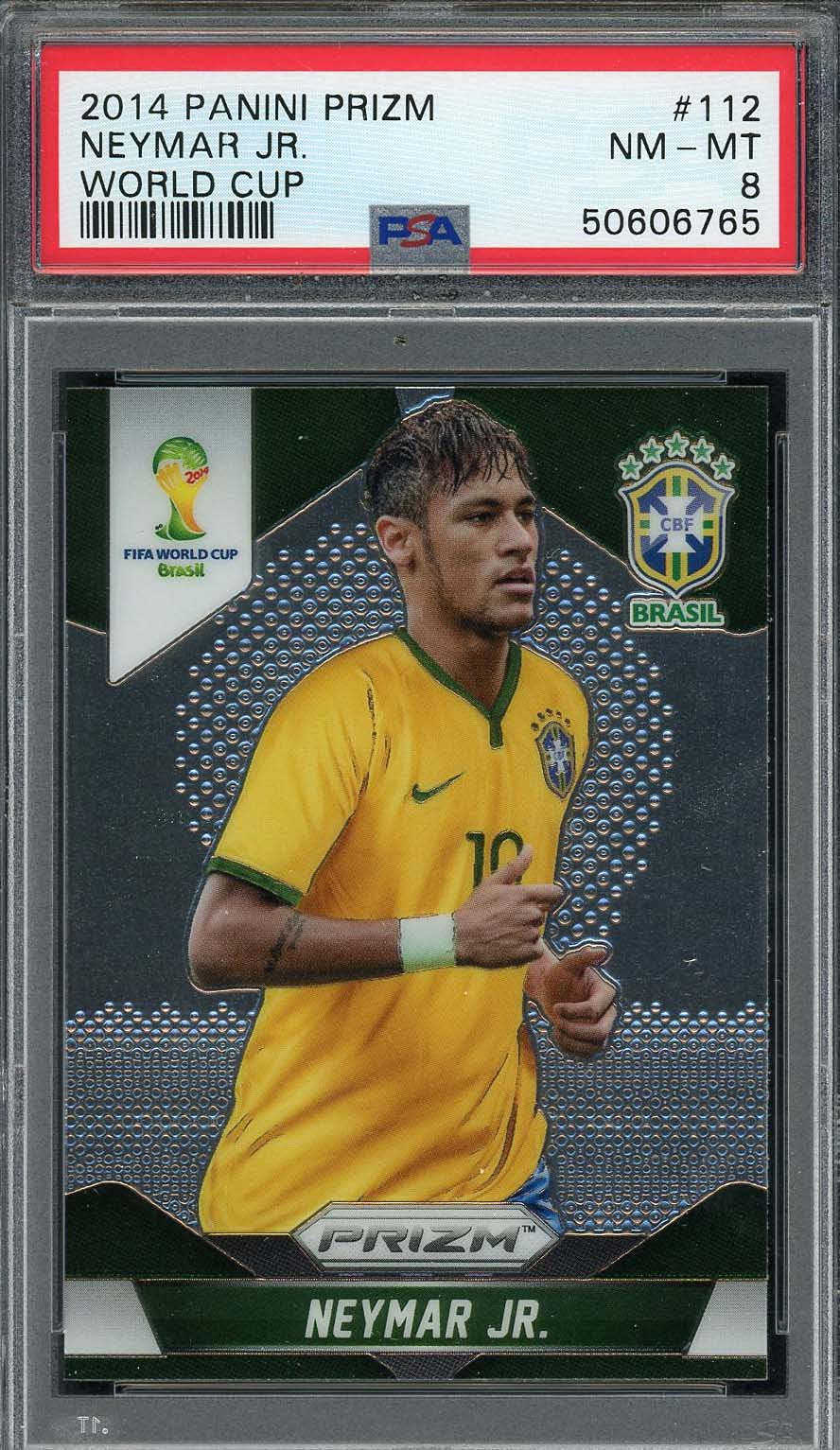 Amazon.com: Neymar Jr 2014 Prizm World Cup PSA 8 Authenticated