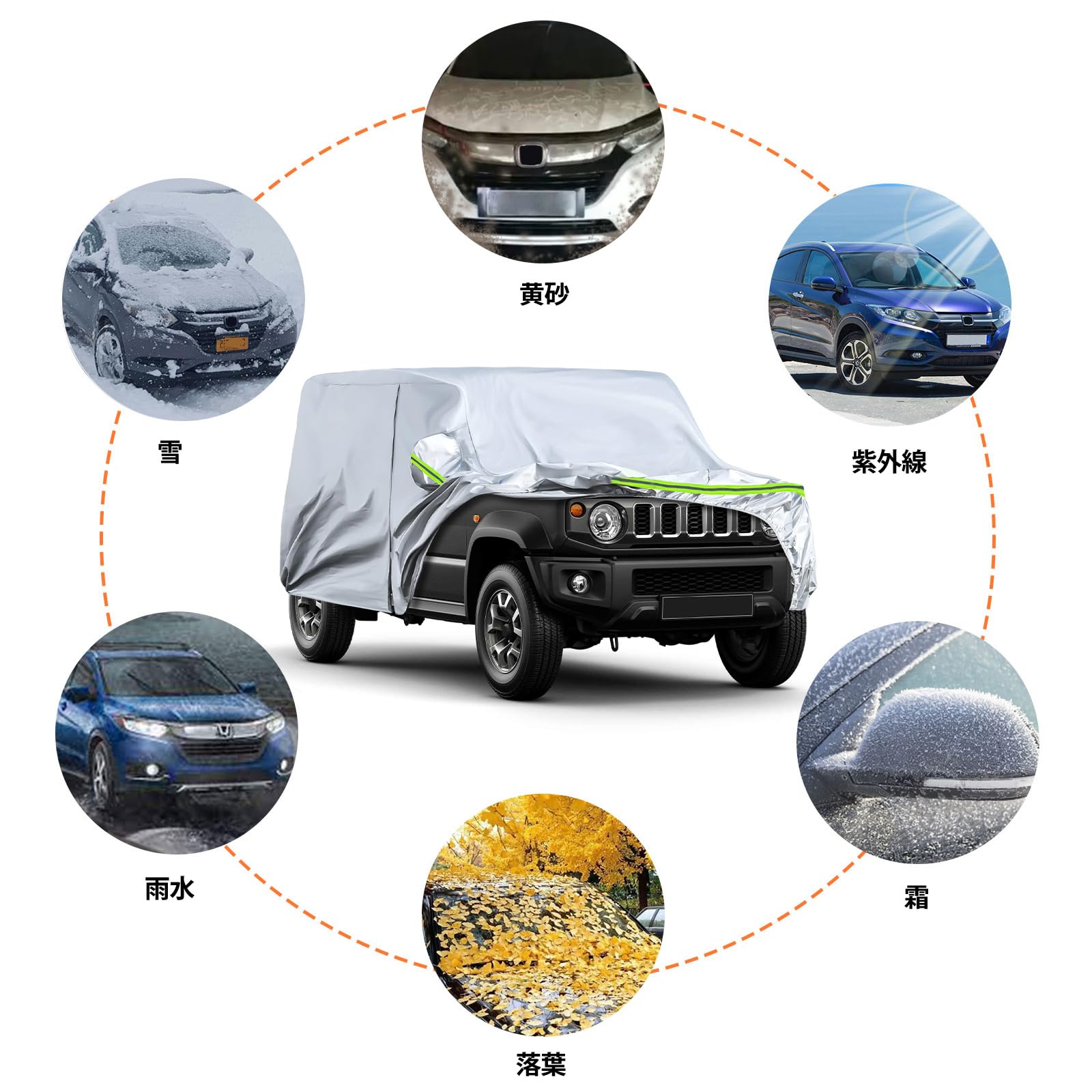 Amazon.co.jp: Syncnika 車カバー スズキ ジムニーノマド JC74型