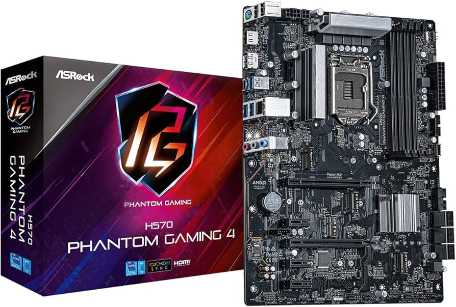 Amazon.com: Asrock H570 Phantom Gaming 4 Intel H570 LGA 1200 ATX