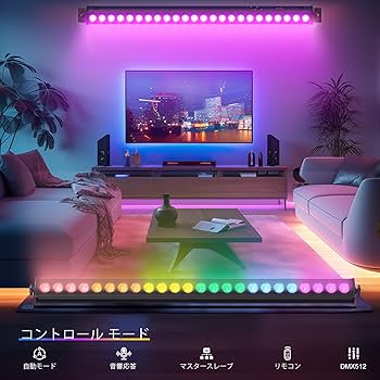Amazon.co.jp: U`King 72W 24LEDS 舞台照明 ステージライト ウォッシュ