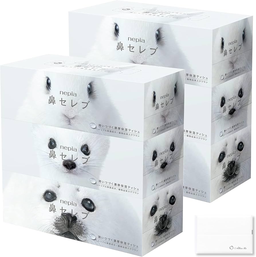 Amazon.co.jp: 鼻セレブ ティシュ (400枚(200組)*3個入*2セット