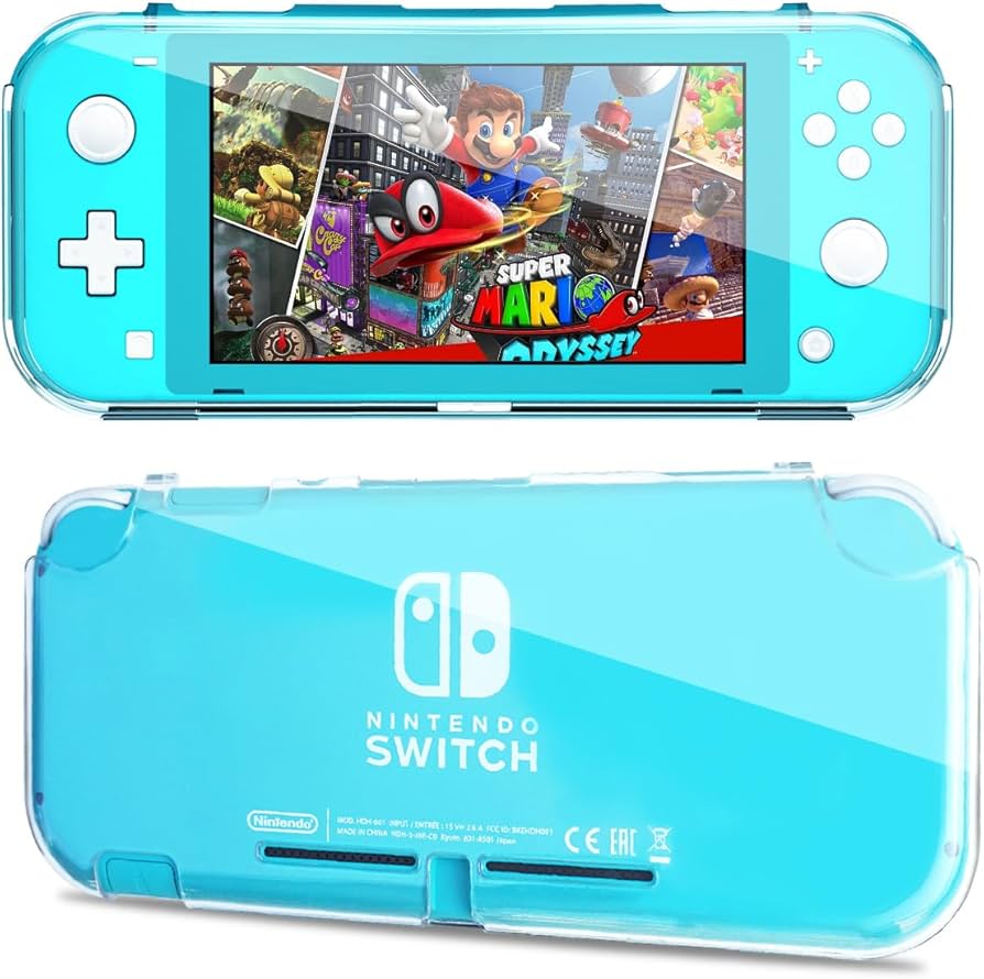 Protective Case for Nintendo Switch Lite, Durable Clear Cover for