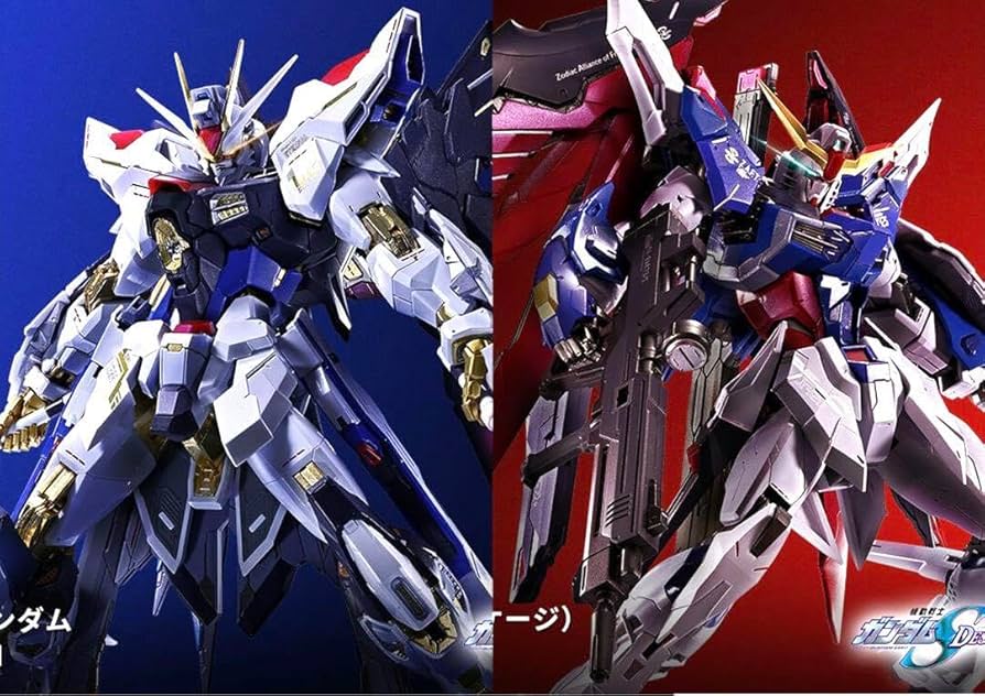 メタルビルド ストライクフリーダム&ディスティニーガンダム Amazon.co