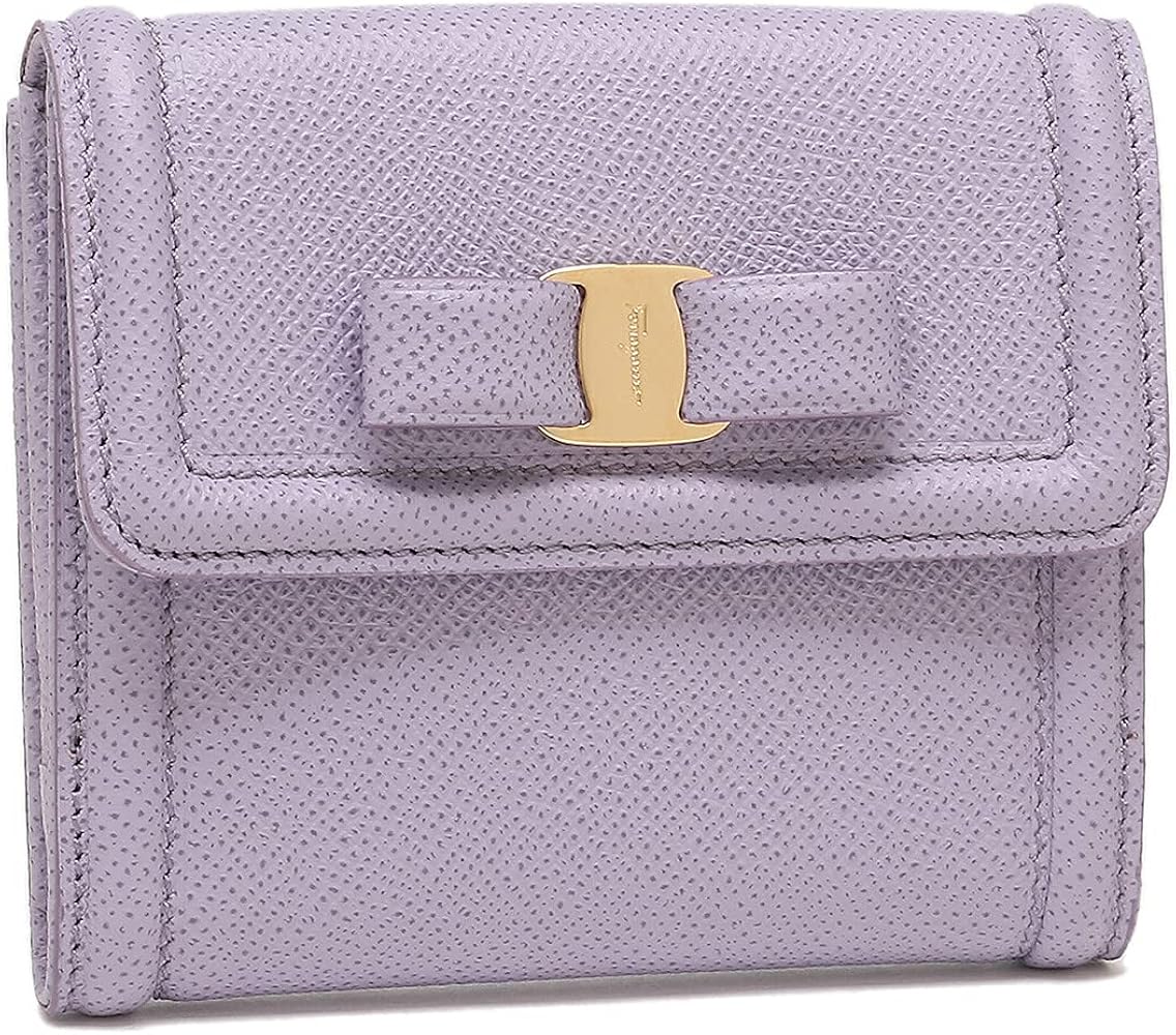 Amazon | [サルヴァトーレフェラガモ] 二つ折り財布 ヴァラ パープル