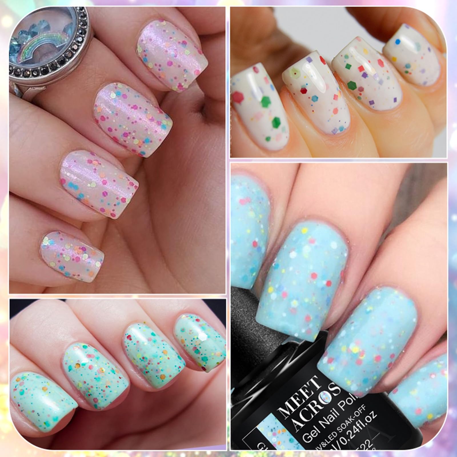 Amazon.com : Yogurt Gel Polish Kit : Nail trend color, 6 colors