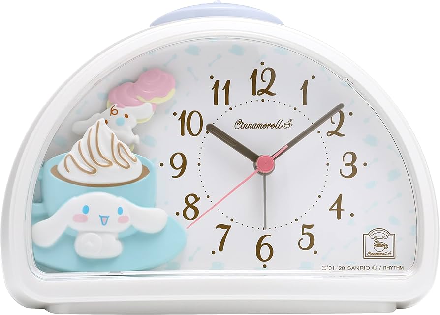 Amazon.co.jp: リズム(RHYTHM) 目覚まし時計 シナモロール 電子音