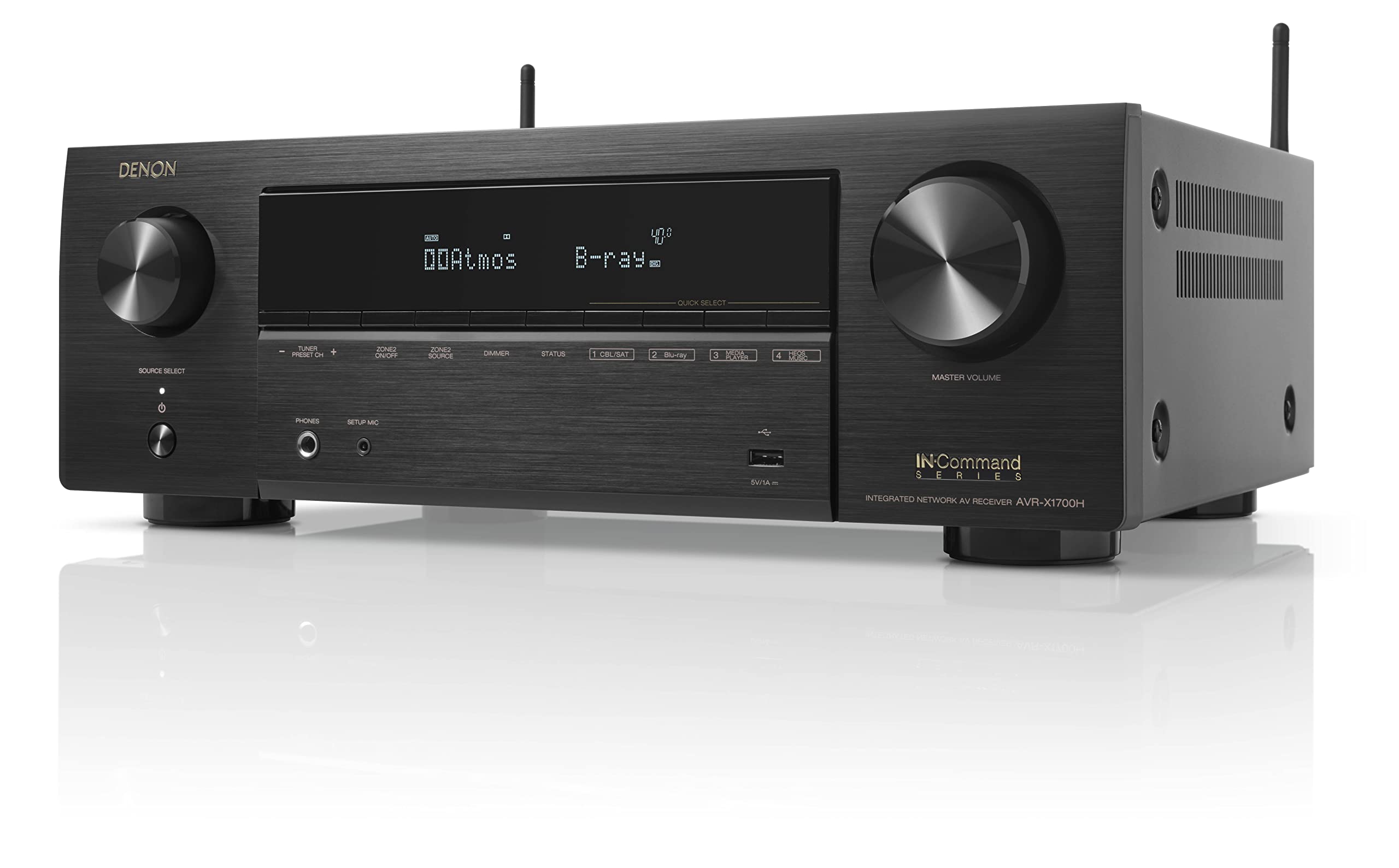 Amazon.com: Denon AVR-X1700H 7.2 Channel AV Receiver - 80W/Channel