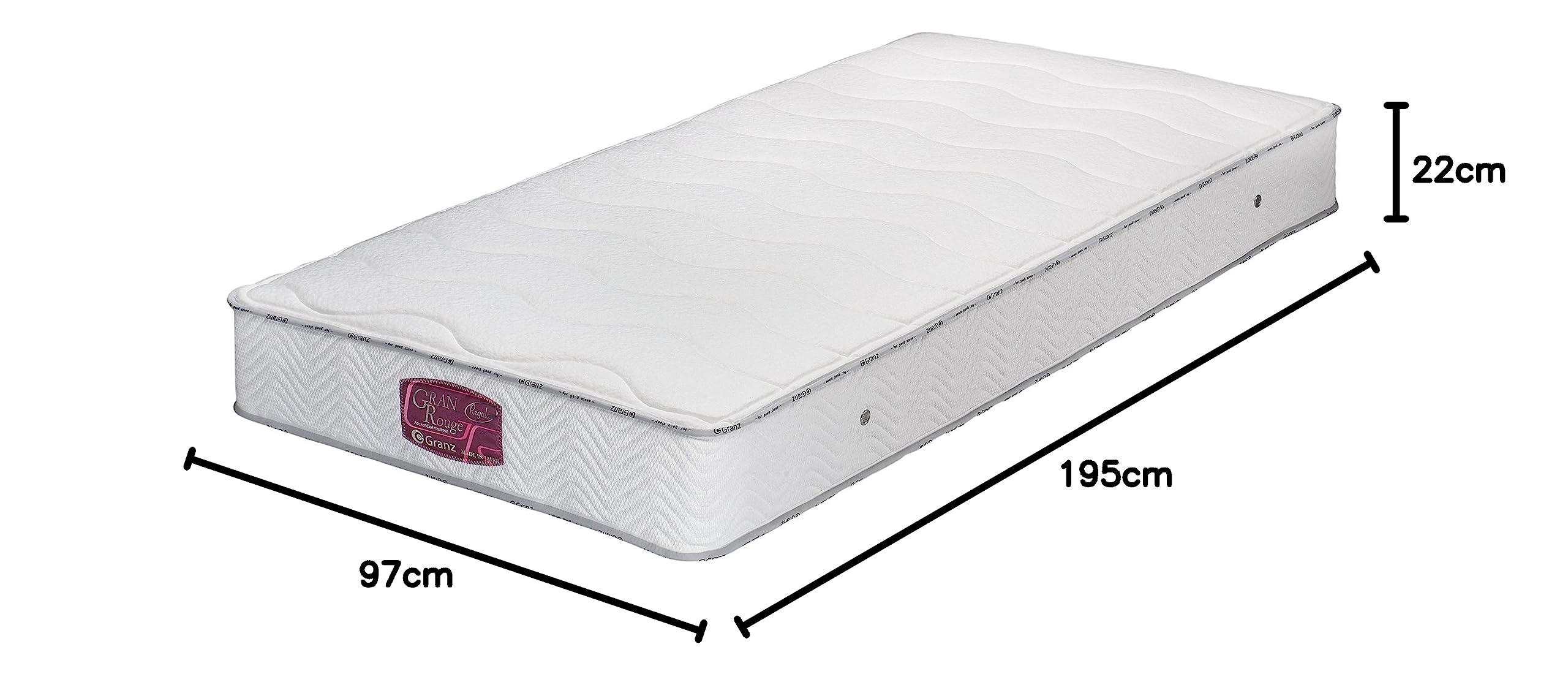 Amazon｜グランツ グランルージュレギュラー ポケットコイルスプリング