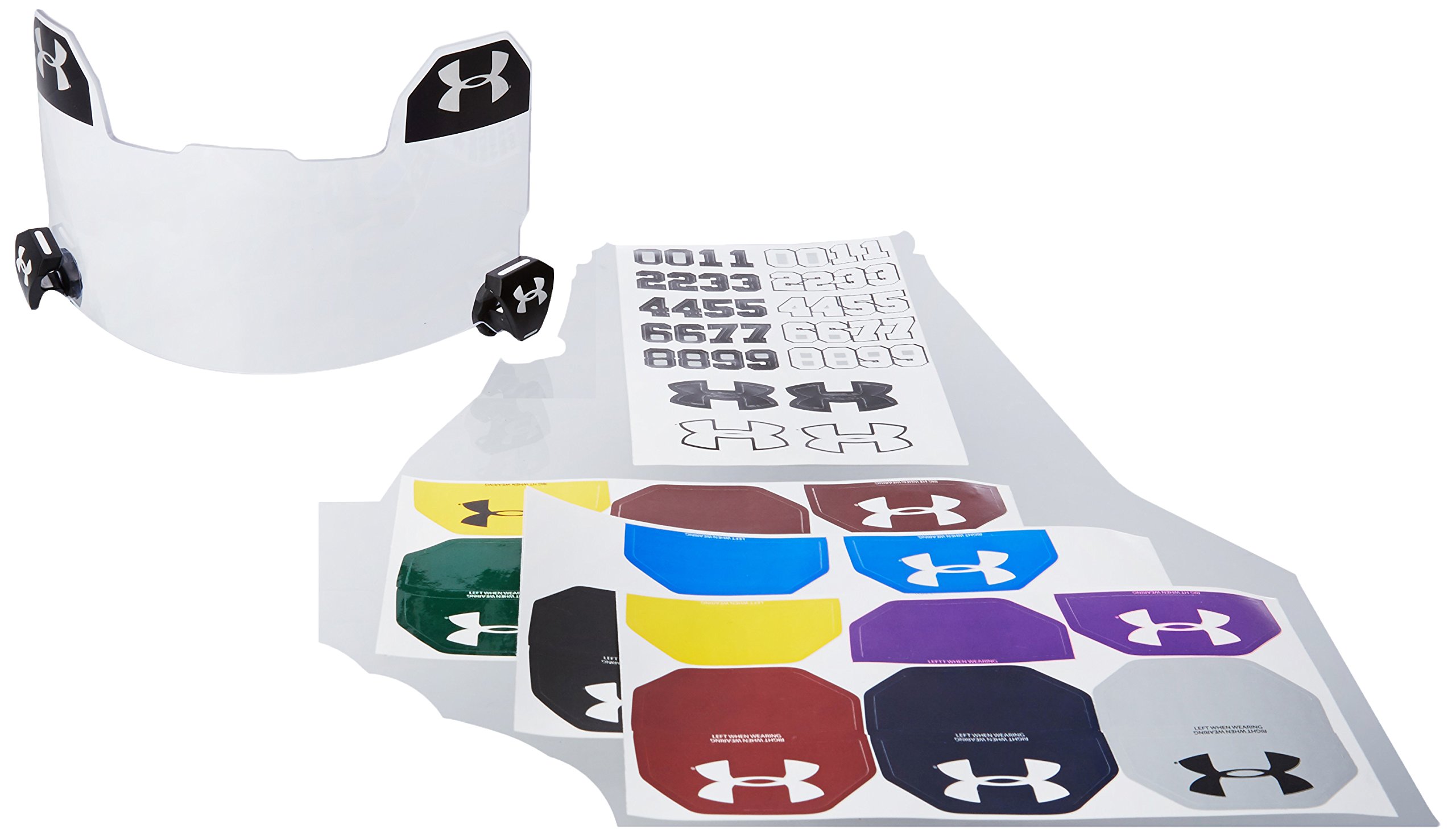 Amazon | Under Armour Standard Football Helmet Visor, Clear