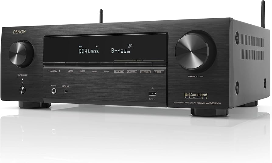 Amazon.com: Denon AVR-X1700H 7.2 Channel AV Receiver - 80W/Channel