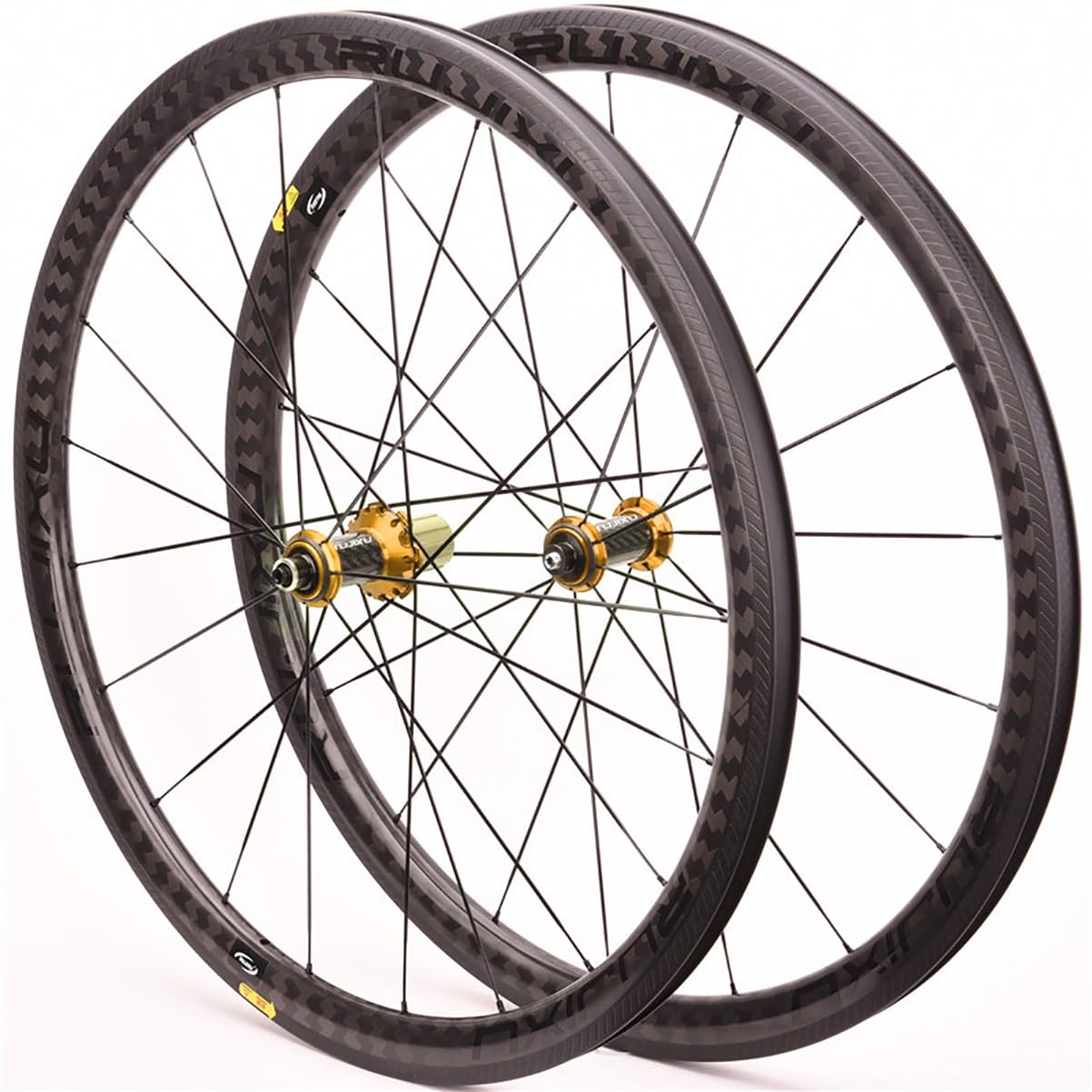 カーボンホイール 700c チューブラー フロント クイックリリース付き