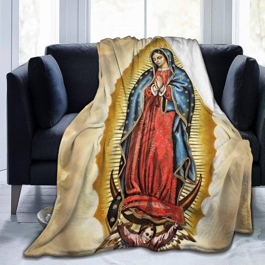 Amazon.com: Virgin Mary Throw Blanket Ultra-Soft Micro Fleece