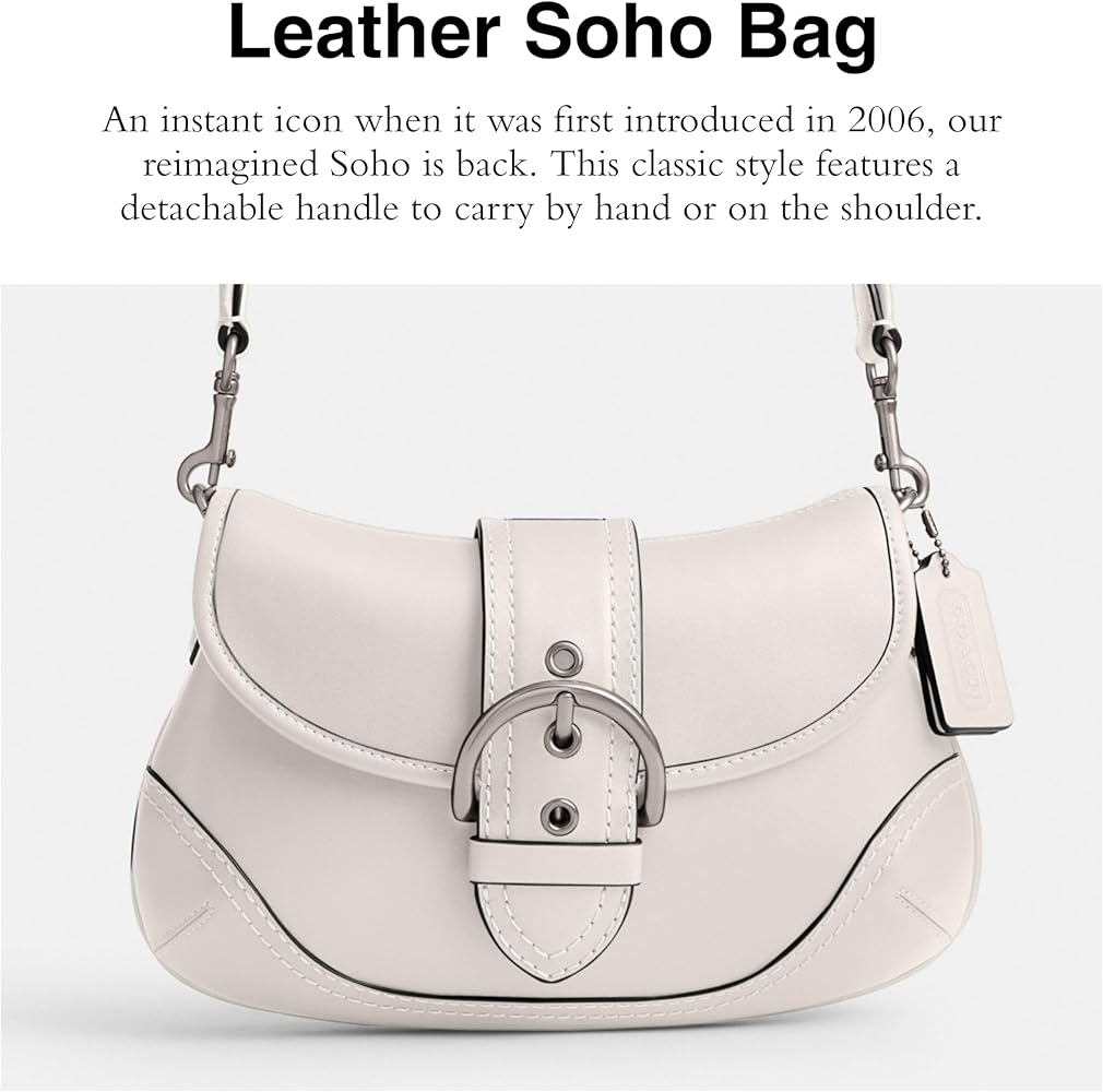 Amazon | コーチ レディース ソーホーバッグ, Lh/Chalk。, One Size