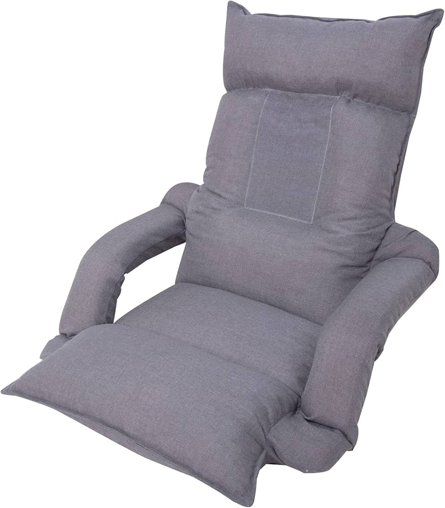 Amazon｜WAVV 座椅子 ひじ掛け付き ハイバック 低反発 背もたれ・頭部