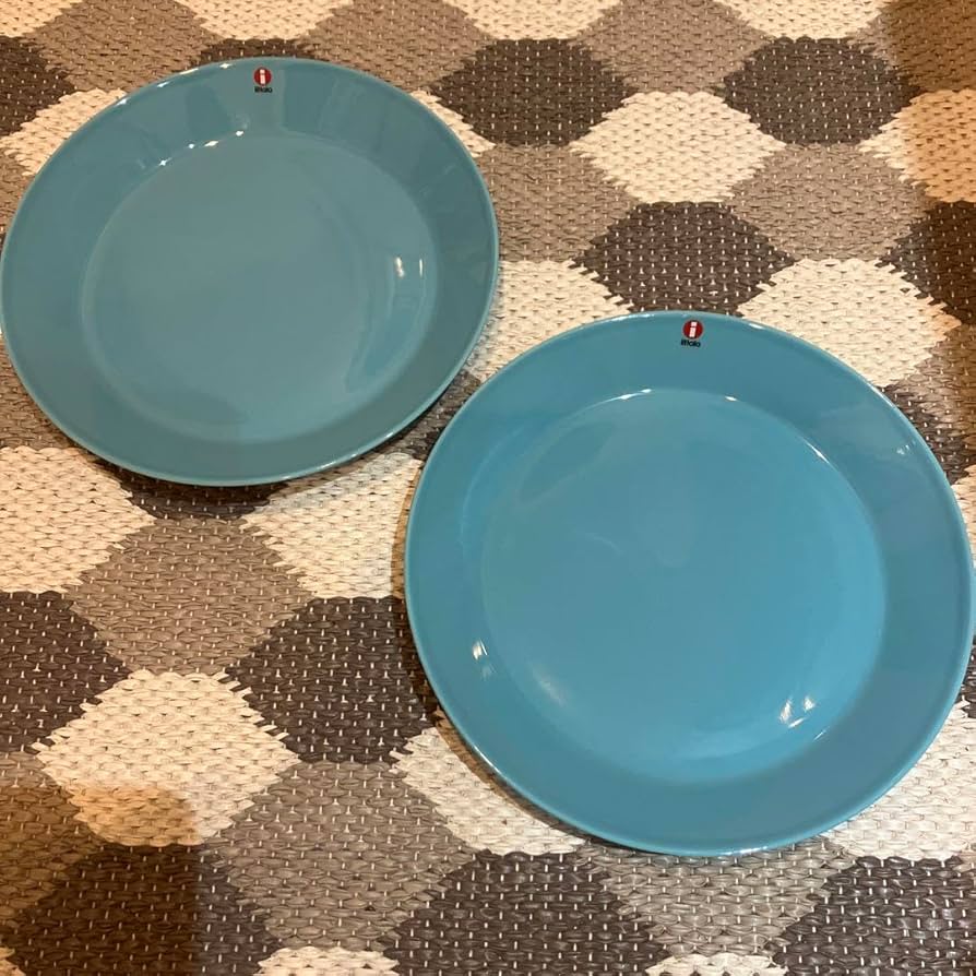 Amazon.co.jp: イッタラ ティーマ ターコイズプレート21cmセット