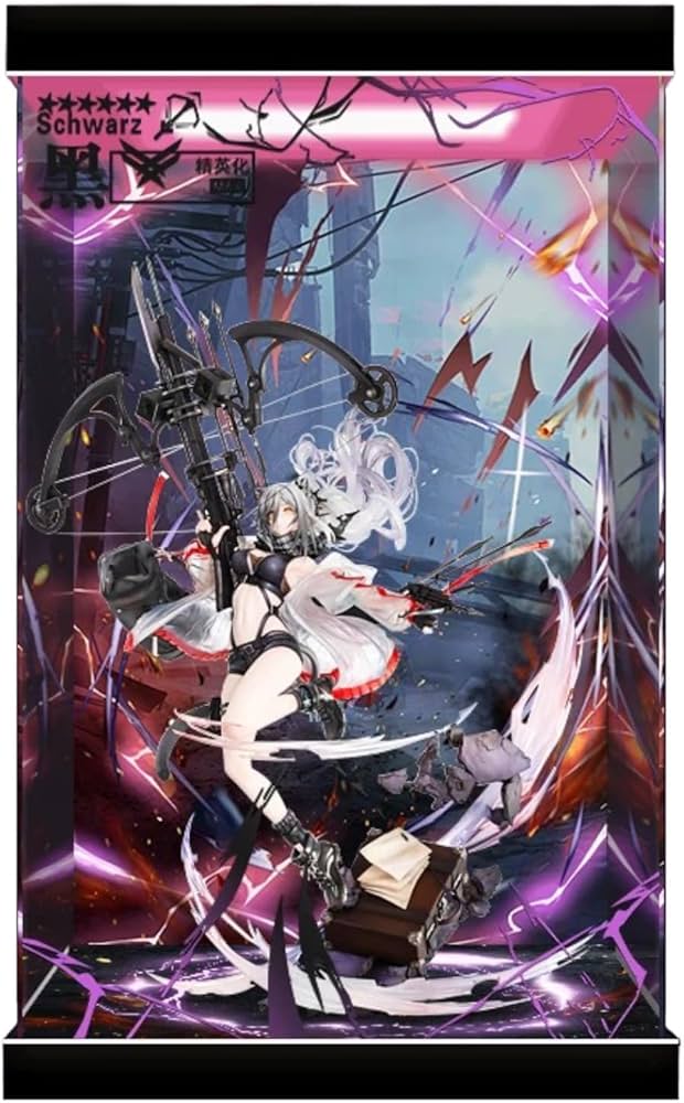 Amazon.co.jp: 専用 フィギュアケース アークナイツ シュヴァルツ 昇進