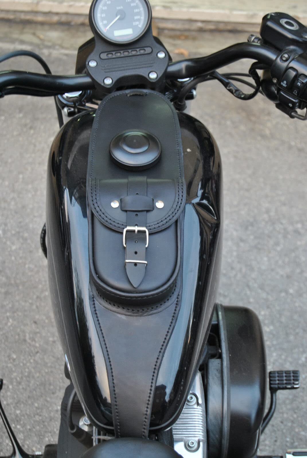 Amazon | XMMT 燃料タンクカバーパネル ビブブラポーチ レザー