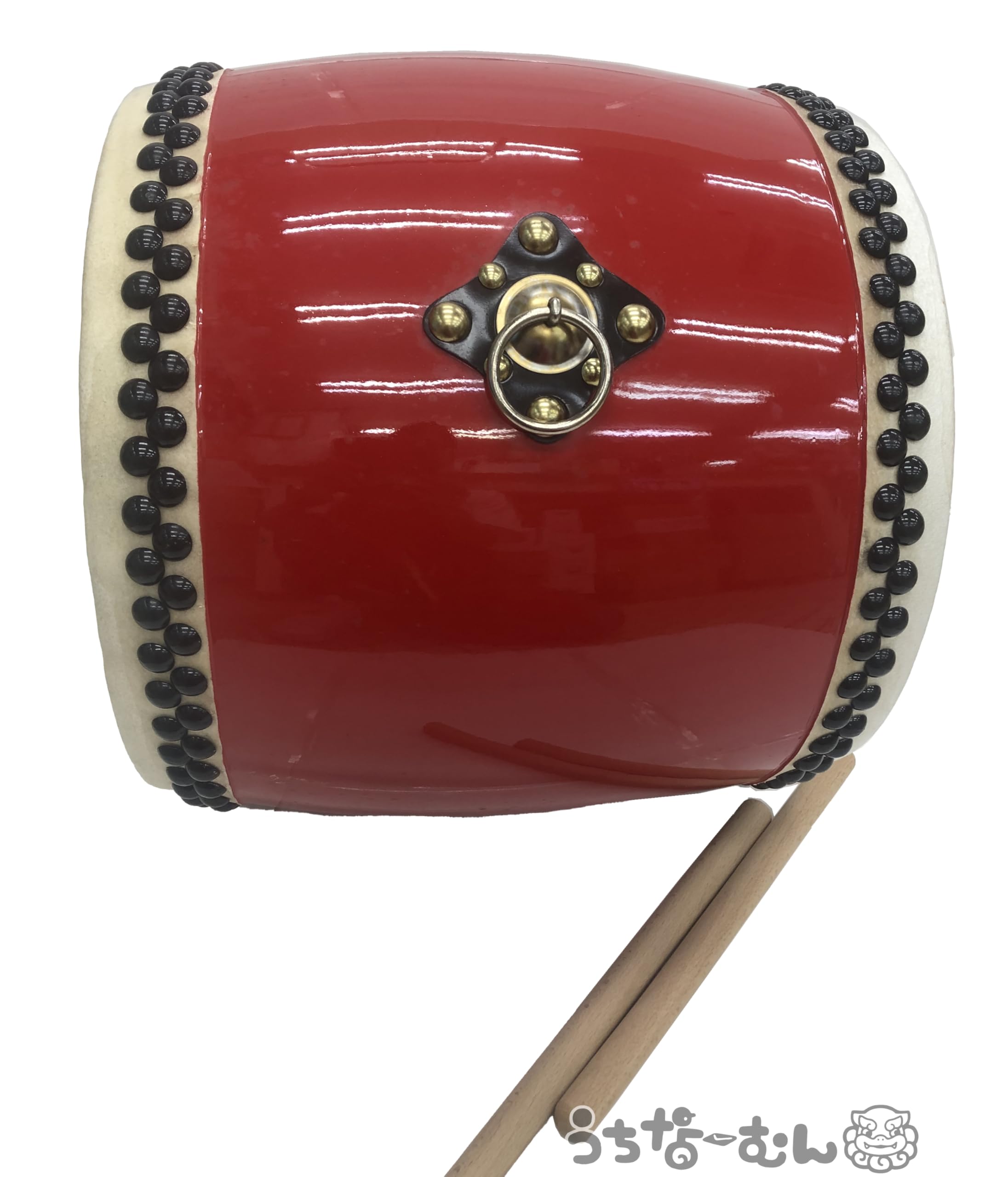 Amazon.co.jp: うちなーむん エイサー大太鼓 直径30cm 本体とバチ2本の