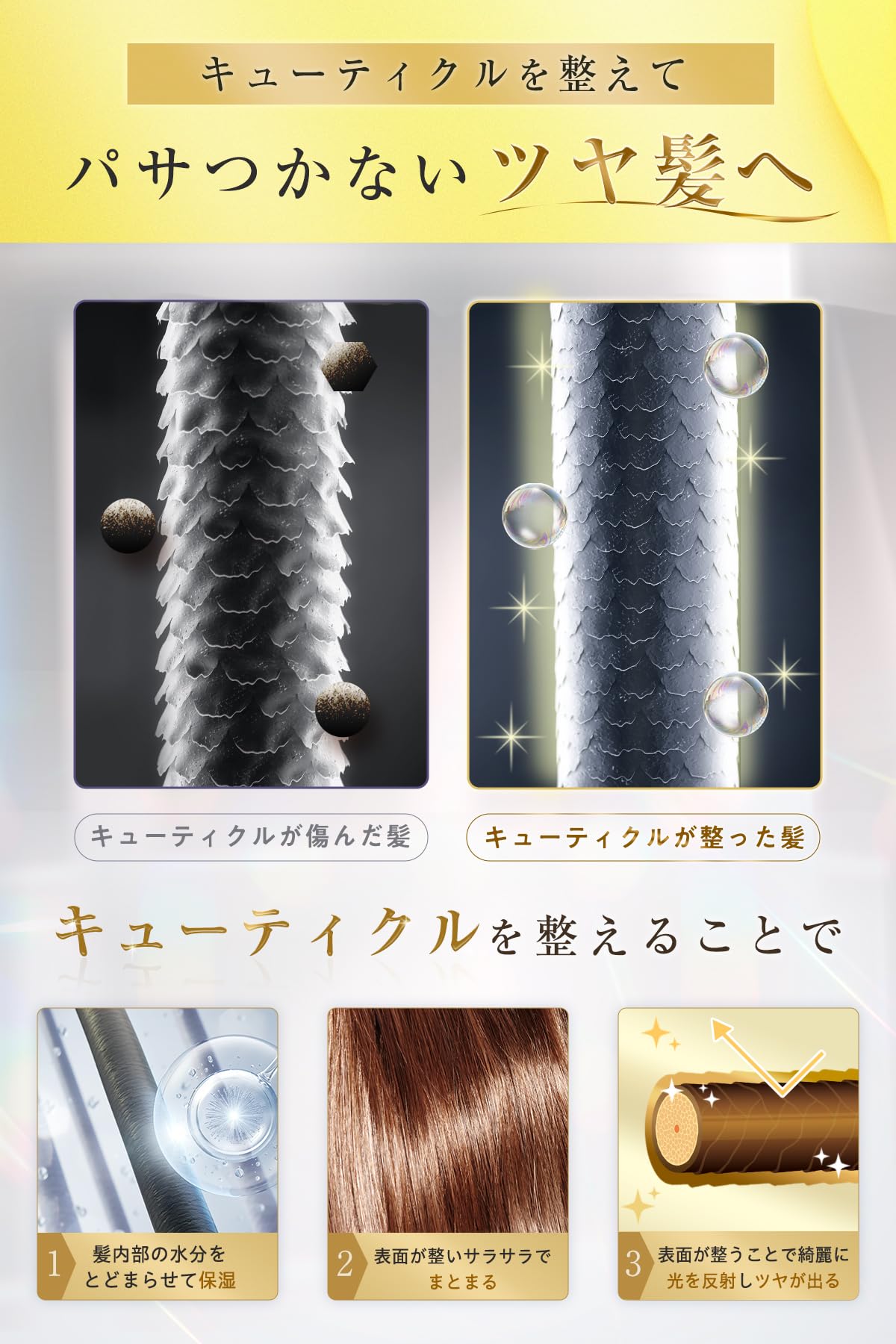 Amazon | Kaminii カミニー ヘアミルク 洗い流さないトリートメント