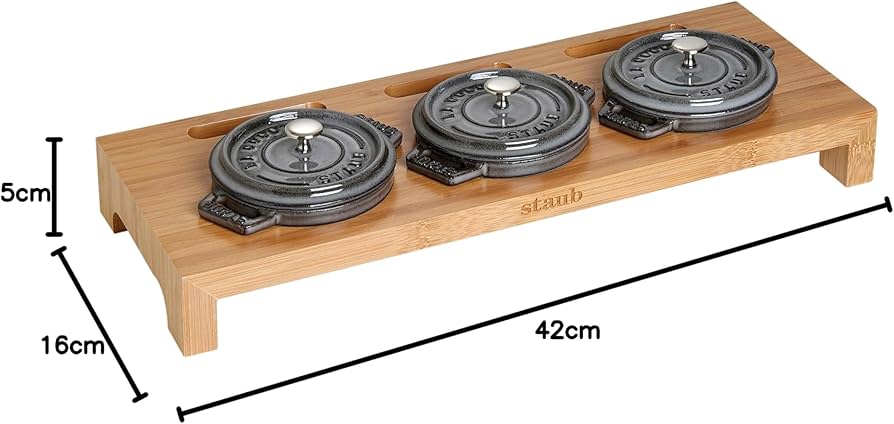 Amazon｜staub ストウブ 「 ミニ ココット用 スタンド バンブー