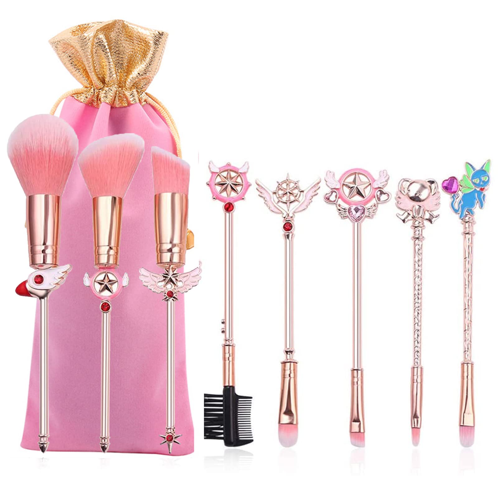 Amazon.co.jp: 8本セットセーラームーンメイクブラシ セット 柔らかい