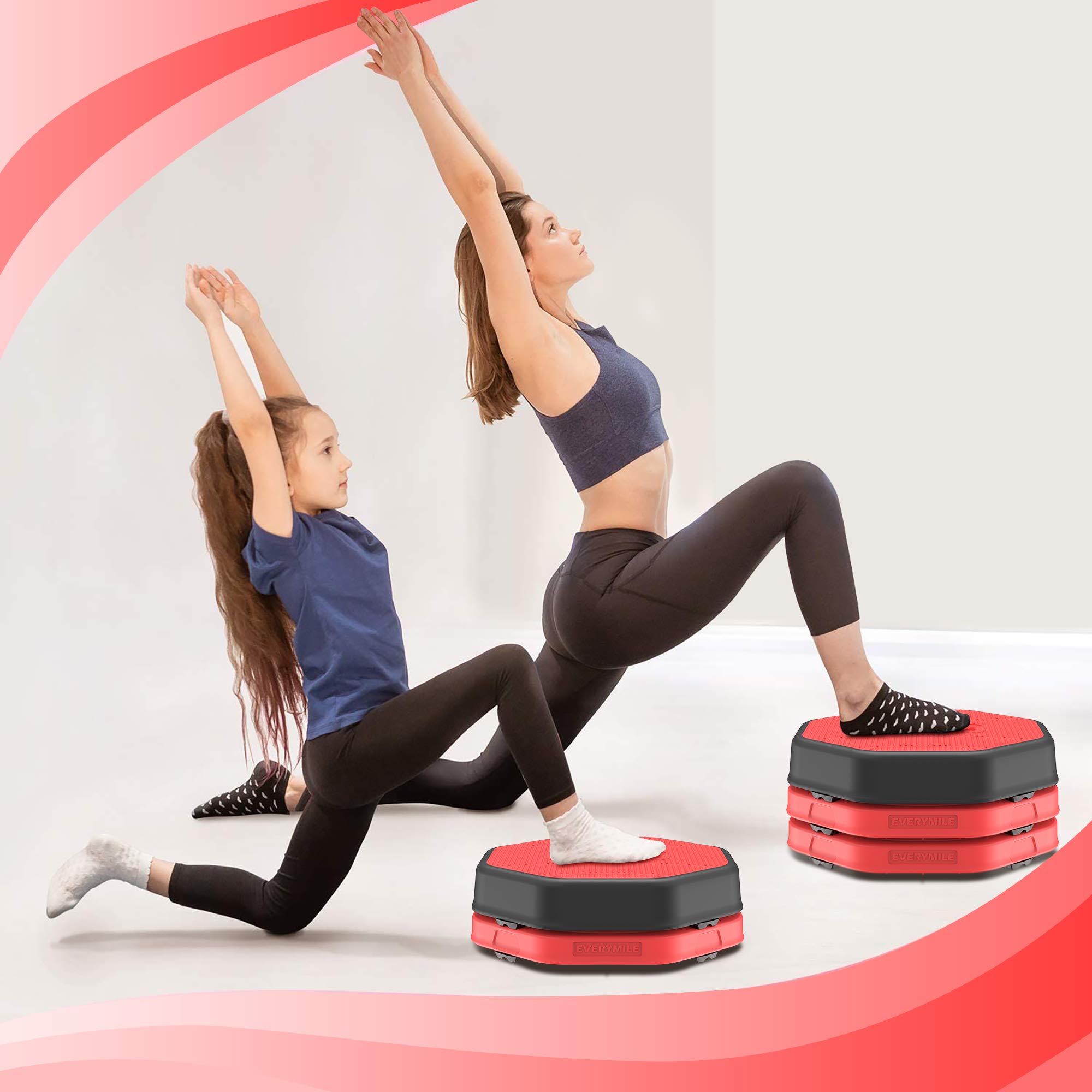 Amazon | EVERYMILE ステップ台 踏み台昇降 3段階調節 ダイエット 有