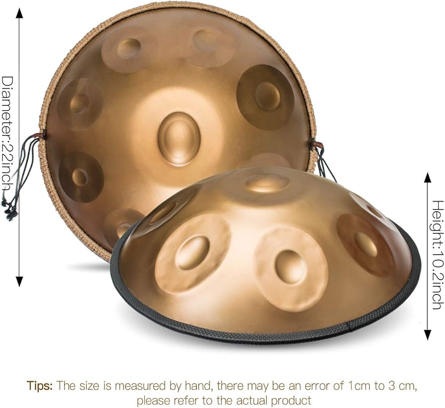 Amazon | ハンドパンドラム楽器、AS TEMANハンドパンニ短調9ノート22