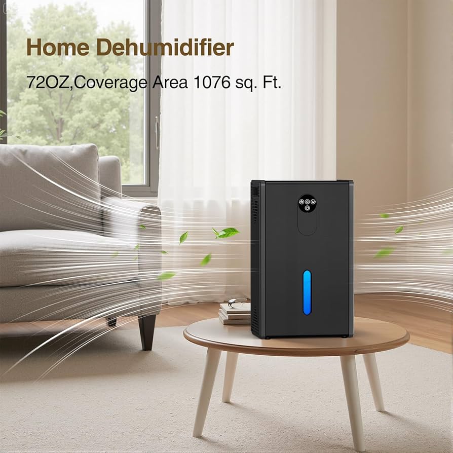 Amazon.com - Dehumidifier, 72 OZ Water Tank Dehumidifiers for Home