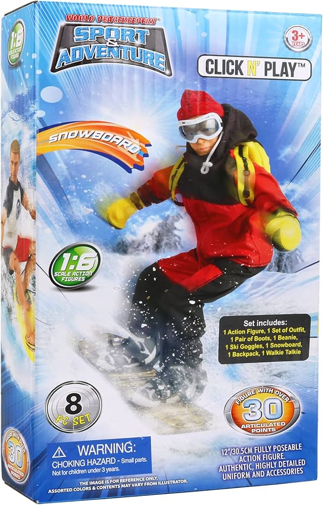 Amazon.co.jp: Click N' Play Sports and Adventure Snowboarding 30cm