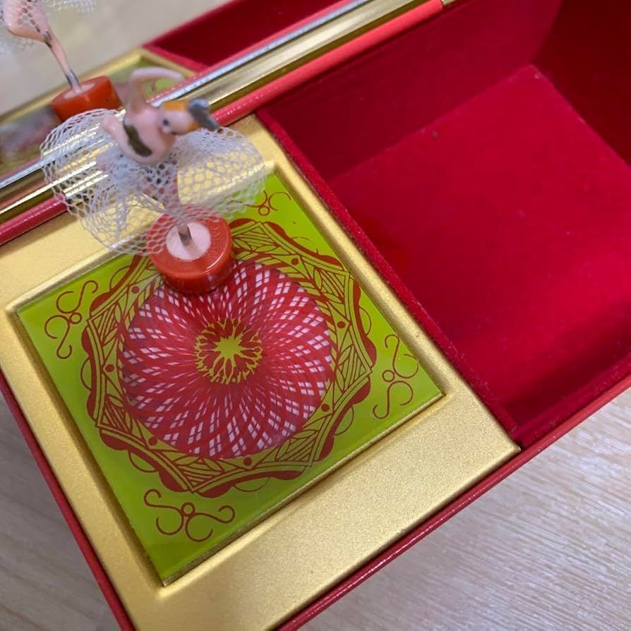 Amazon | レトロ 昭和のオルゴール 宝石箱 バレリーナ | オルゴール