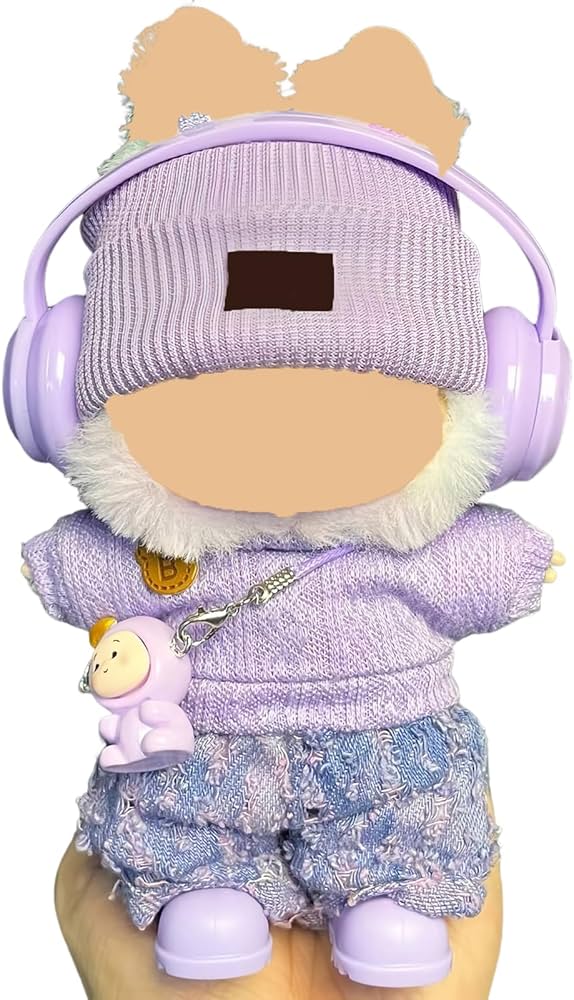 Amazon.co.jp: ラブブ 17cm 着せ替え服 オシャレ 6点セット ぬいぐるみ