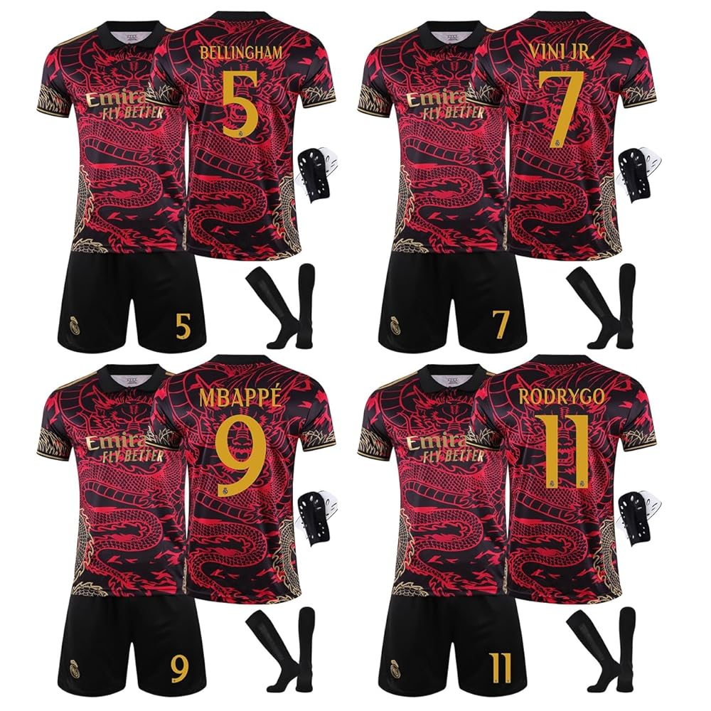 21/22 レアル・マドリード ホーム 20番 ヴィニシウス 長袖ユニフォーム